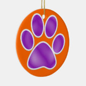 Afdrukken Paw Keramisch Ornament (Rechts)