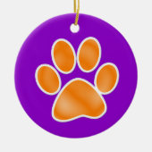 Afdrukken Paw Keramisch Ornament (Voorkant)