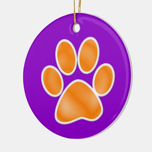Afdrukken Paw Keramisch Ornament (Links)