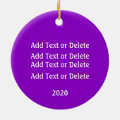 Afdrukken Paw Keramisch Ornament (Achterkant)