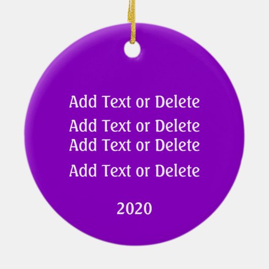 Afdrukken Paw Keramisch Ornament (Achterkant)