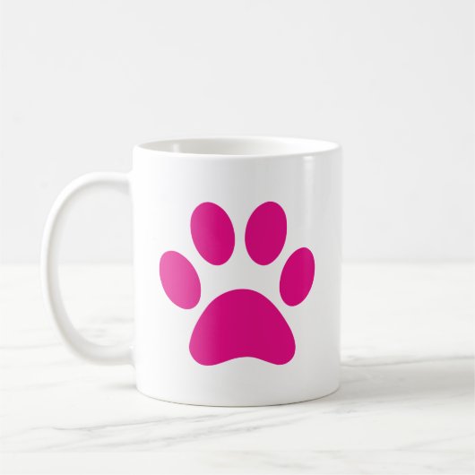 Afdrukken Paw Koffiemok (Links)