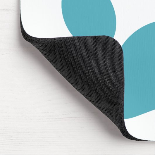 Afdrukken Paw Muismat (Hoek)