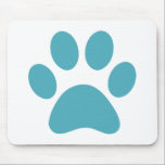 Afdrukken Paw Muismat<br><div class="desc">Fun Paw-afdrukontwerp voor dierenvrienden!</div>