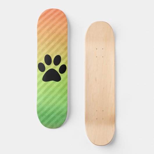 Afdrukken Paw Persoonlijk Skateboard (Voorkant)