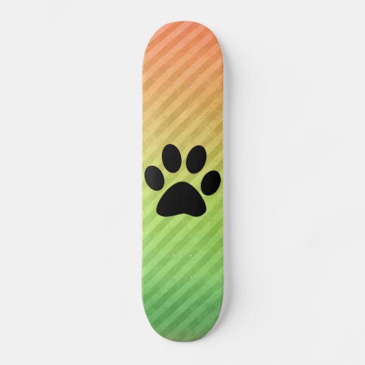 Afdrukken Paw Persoonlijk Skateboard (Voorkant)