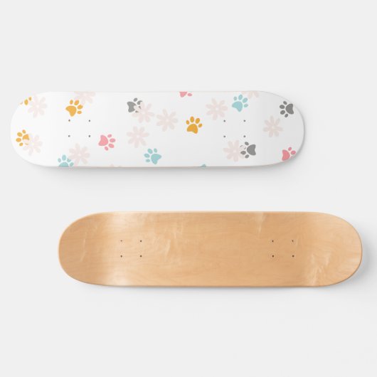 Afdrukken Paw Persoonlijk Skateboard (Horizontaal)