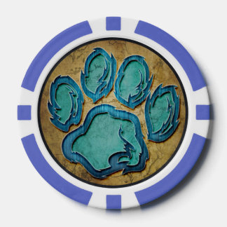 Afdrukken Paw Poker Chips