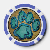 Afdrukken Paw Poker Chips (Achterkant)