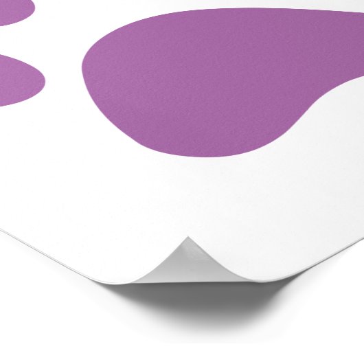 Afdrukken Paw Poster (Hoek)