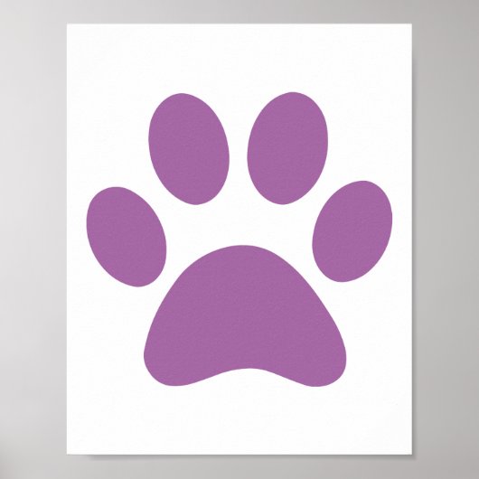 Afdrukken Paw Poster (Voorkant)