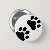 Afdrukken Paw Ronde Button 5,7 Cm (Voorkant /achterkant)