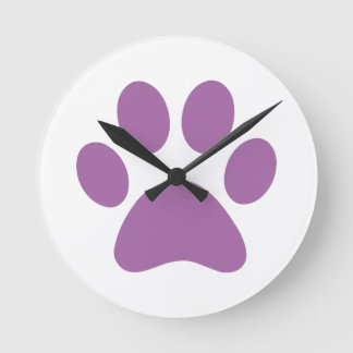 Afdrukken Paw Ronde Klok