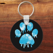 Afdrukken Paw Sleutelhanger (Voorkant)