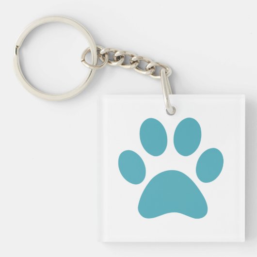 Afdrukken Paw Sleutelhanger (voorkant)