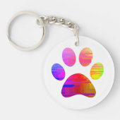 Afdrukken Paw Sleutelhanger (Voorkant)