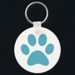 Afdrukken Paw Sleutelhanger<br><div class="desc">Fun Paw-afdrukontwerp voor dierenvrienden!</div>