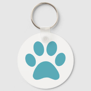 Afdrukken Paw Sleutelhanger