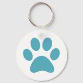 Afdrukken Paw Sleutelhanger (Achterkant)