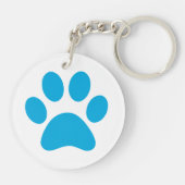 Afdrukken Paw Sleutelhanger (Achterkant)