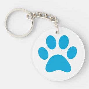 Afdrukken Paw Sleutelhanger