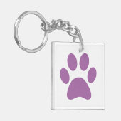 Afdrukken Paw Sleutelhanger (Voorkant Links)