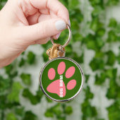 Afdrukken Paw Sleutelhanger (Hand)