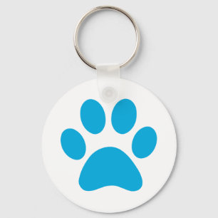 Afdrukken Paw Sleutelhanger