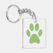 Afdrukken Paw Sleutelhanger (Voorkant Links)