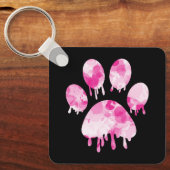 Afdrukken Paw Sleutelhanger (Voorkant)