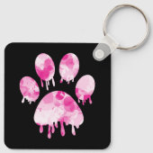 Afdrukken Paw Sleutelhanger (Achterkant)