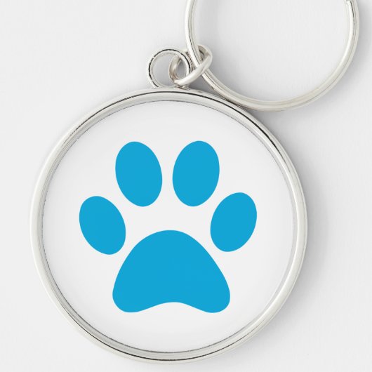 Afdrukken Paw Sleutelhanger (Voorkant)