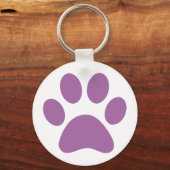 Afdrukken Paw Sleutelhanger (Voorkant)