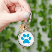 Afdrukken Paw Sleutelhanger (Hand)