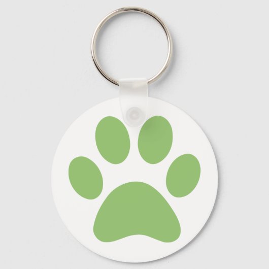 Afdrukken Paw Sleutelhanger (Voorkant)