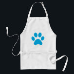 Afdrukken Paw Standaard Schort<br><div class="desc">Fun Paw-afdrukontwerp voor dierenvrienden!</div>