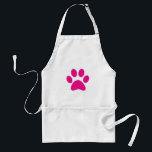 Afdrukken Paw Standaard Schort<br><div class="desc">Paw,  print,  hond,  kat,  huisdier,  puppy,  kitten,  sympathie,  keepasj,  herinnering</div>