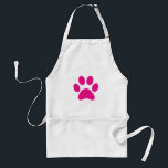 Afdrukken Paw Standaard Schort<br><div class="desc">Paw,  print,  hond,  kat,  huisdier,  puppy,  kitten,  sympathie,  keepasj,  herinnering</div>