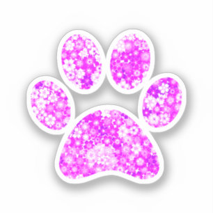 Afdrukken Paw Sticker
