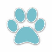 Afdrukken Paw Sticker (Voorkant)