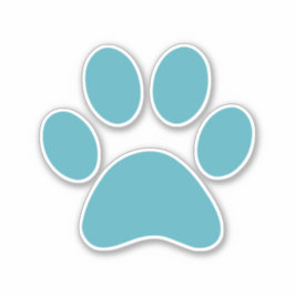 Afdrukken Paw Sticker