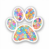 Afdrukken Paw Sticker (Voorkant)