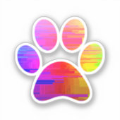 Afdrukken Paw Sticker (Voorkant)