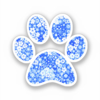 Afdrukken Paw Sticker