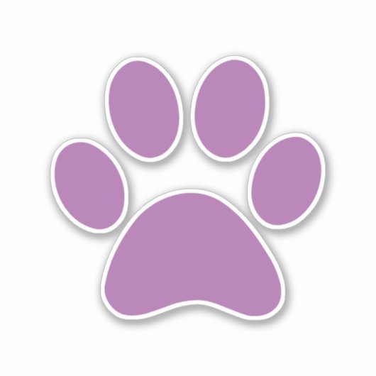 Afdrukken Paw Sticker (Voorkant)