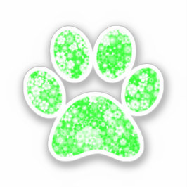 Afdrukken Paw Sticker
