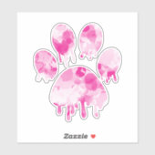 Afdrukken Paw Sticker (Vel)