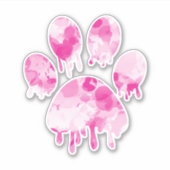 Afdrukken Paw Sticker (Voorkant)