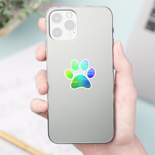 Afdrukken Paw Sticker (Telefoon)