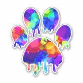 Afdrukken Paw Sticker (Voorkant)